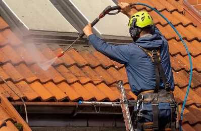 Démoussage et hydrofuge de toiture à Laprade